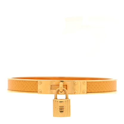 Hermes Courchevel Kelly Lock Cadena Bracelet Jaune 1 of 4