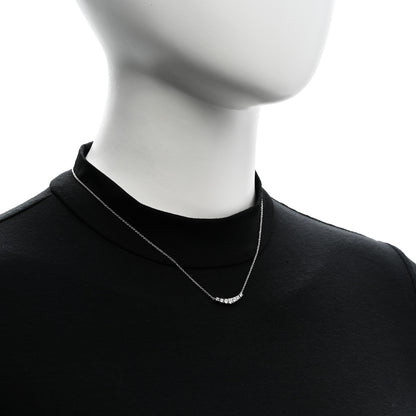 Tiffany Platinum Diamond .36ctw Graduated Pendant Necklace 2 of 6