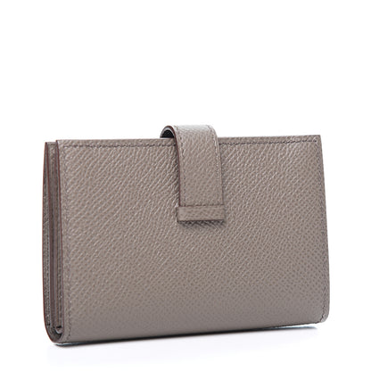Hermes Epsom Mini Bearn Wallet Etain 2 of 7