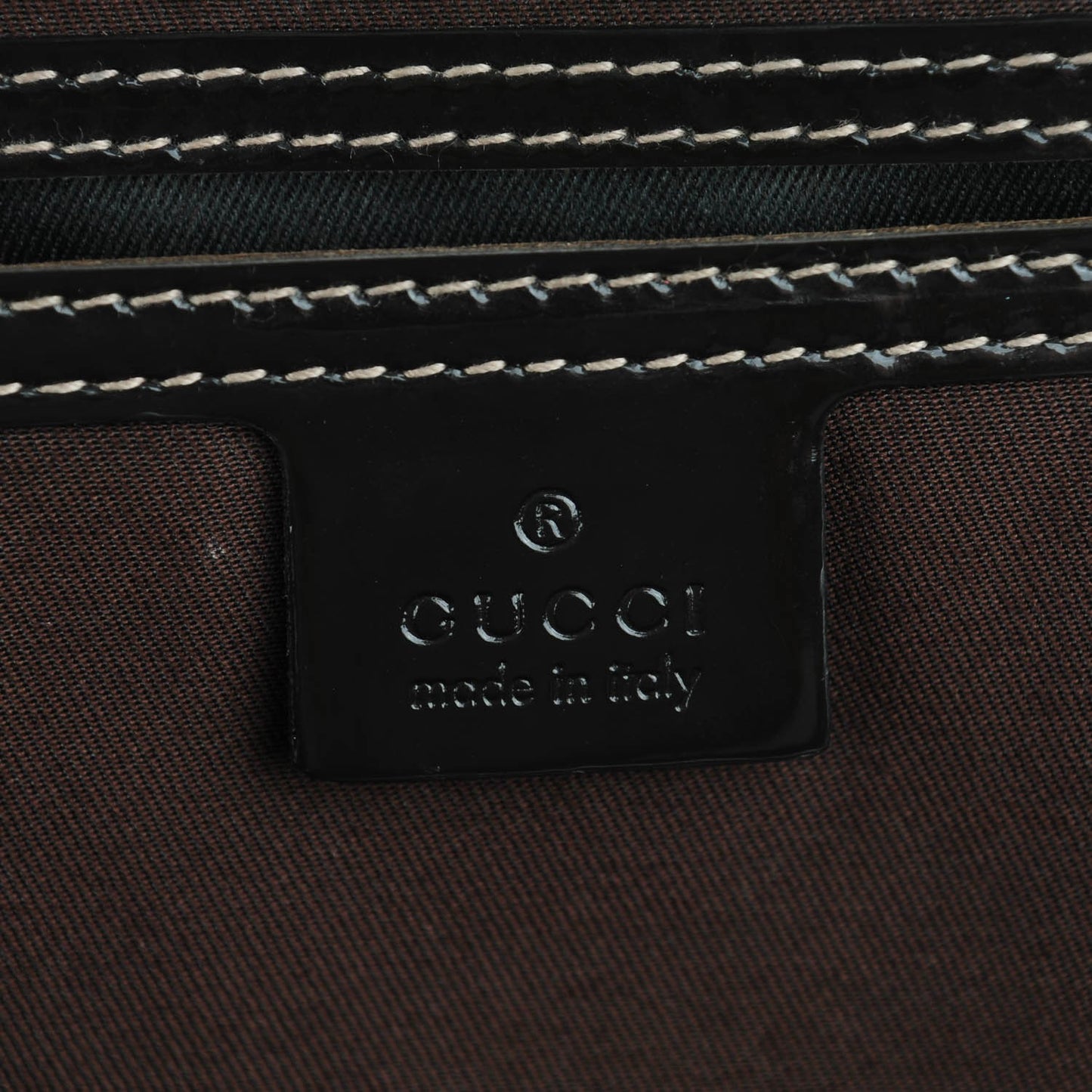 GG Plus Monogram Large Joy Tote Dark Brown