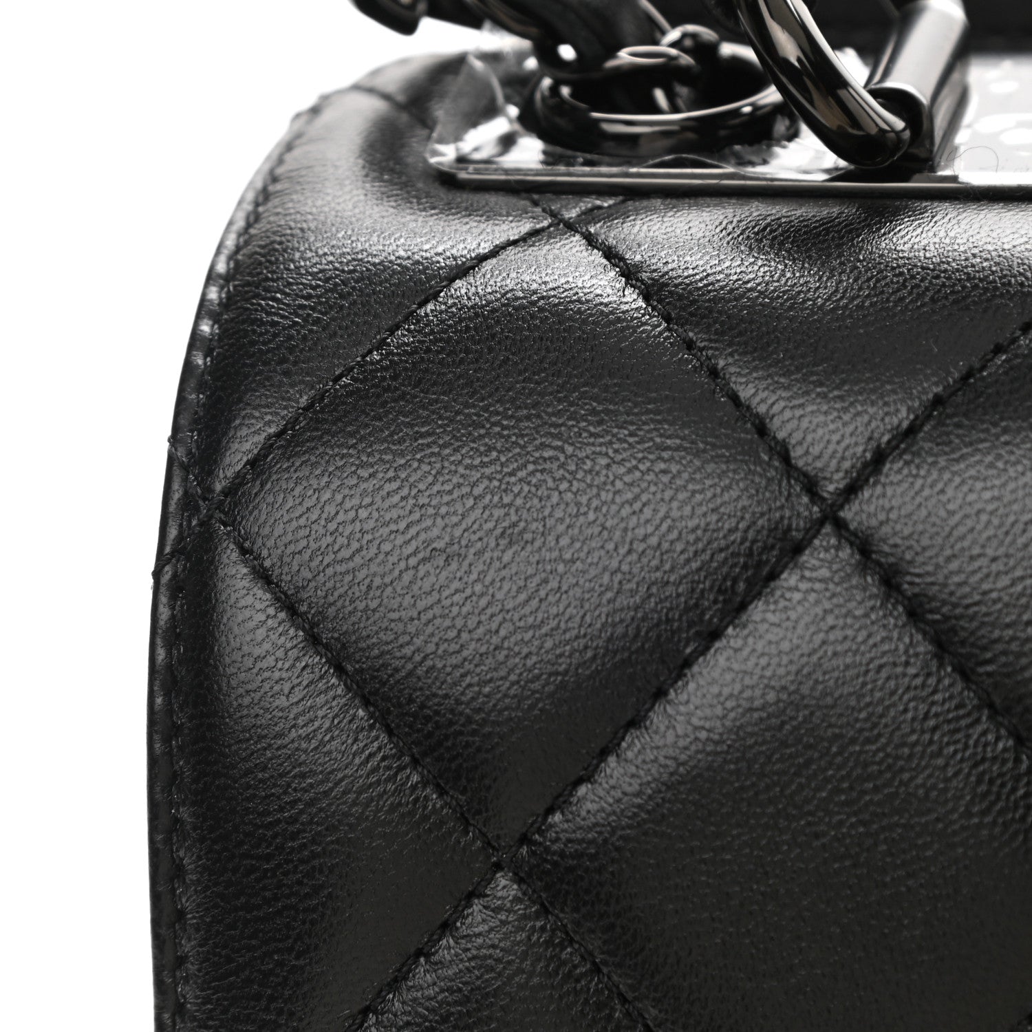 Chanel Lambskin Quilted Small Trendy CC Dual Handle Flap Bag So Black 11 of 11