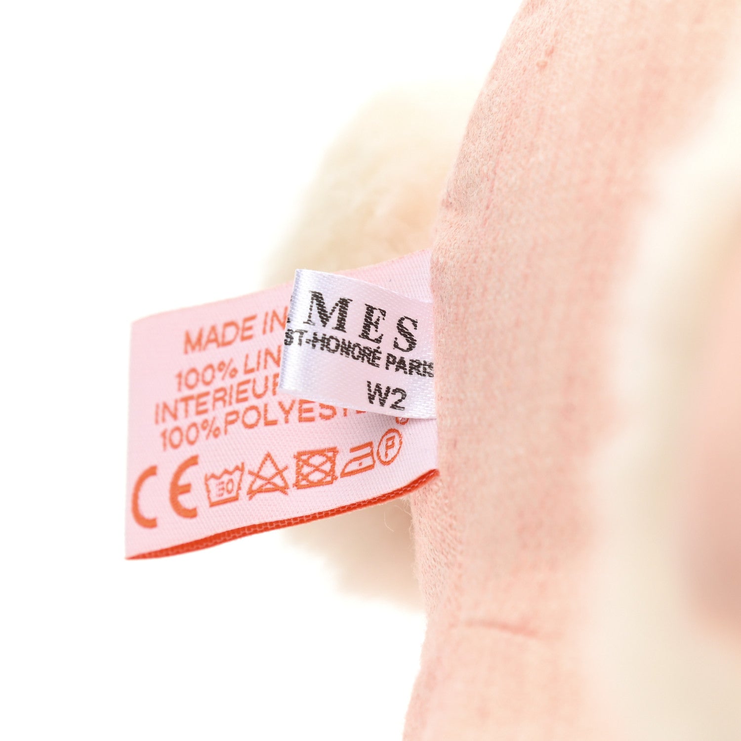 Hermes Linen Baby Hermy Plush Toy Rose Lilas 7 of 10