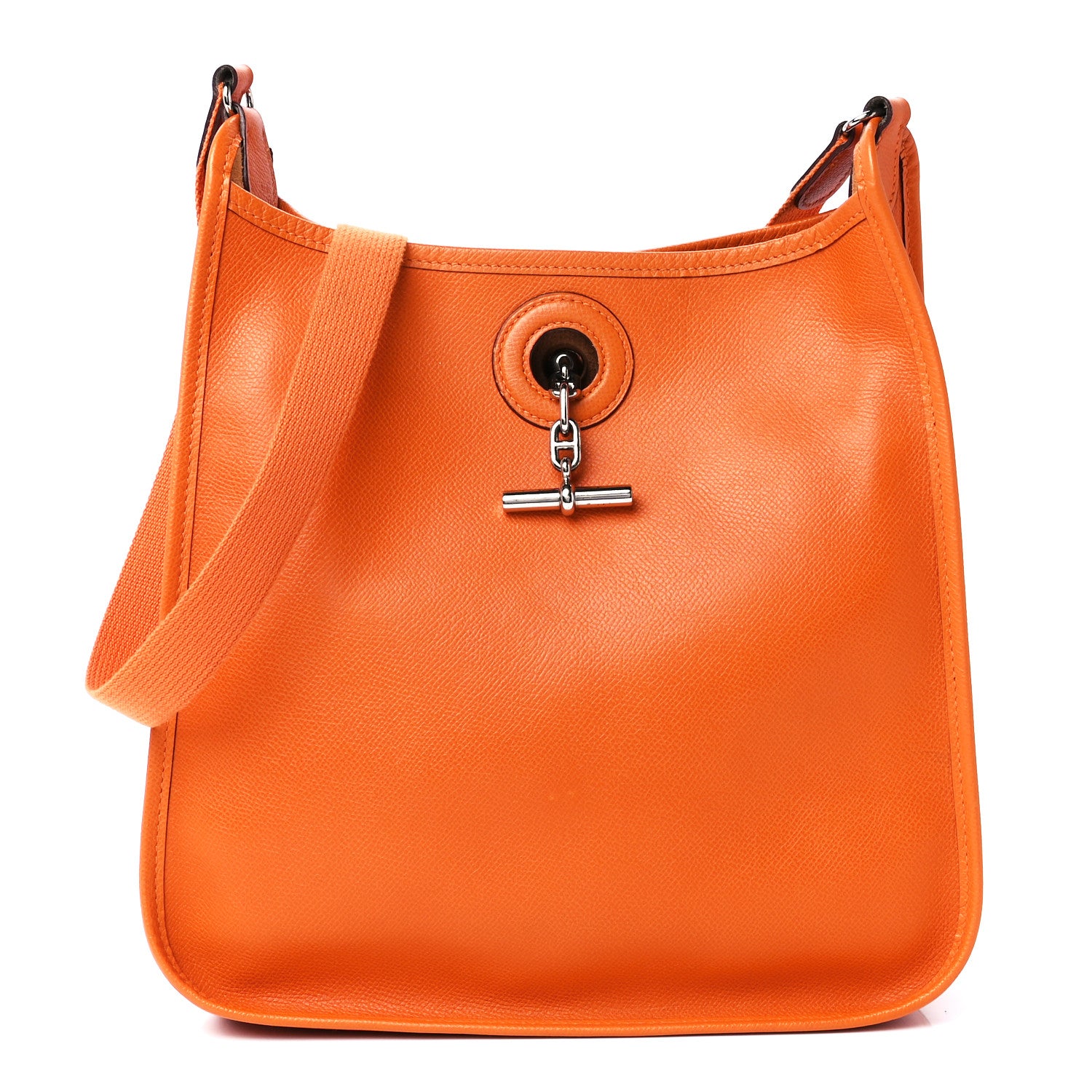 Hermes Courchevel Vespa PM Orange 1 of 11