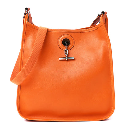Hermes Courchevel Vespa PM Orange 1 of 11