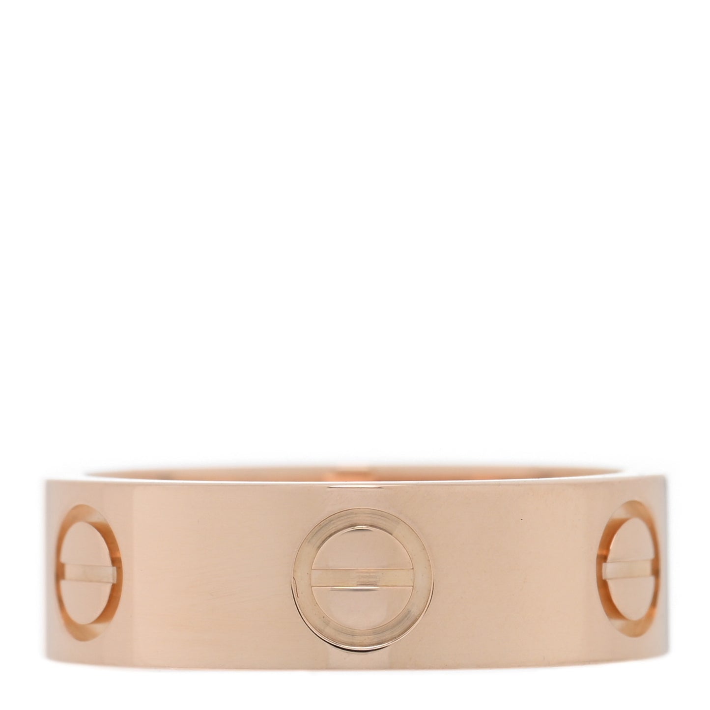 18K Pink Gold 5.5mm LOVE Ring 50 5.25