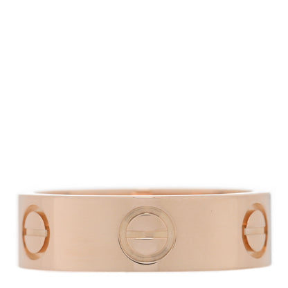 Cartier 18K Pink Gold 5.5mm LOVE Ring 50 5.25 3 of 4