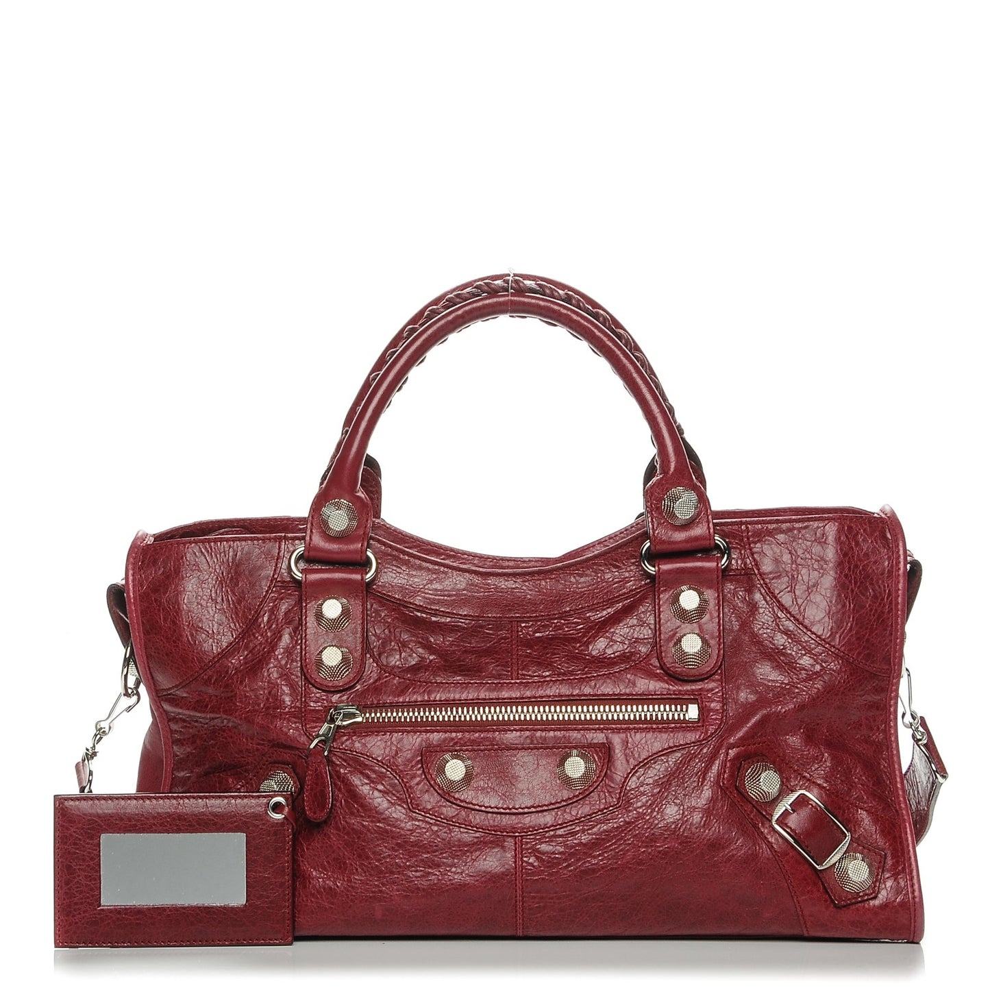 Agneau Giant 21 Silver Hardware Part Time Pourpre