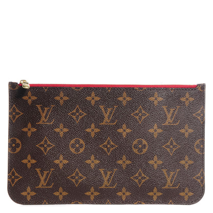 Louis Vuitton Monogram Neverfull MM GM Pochette Cherry 1 of 7