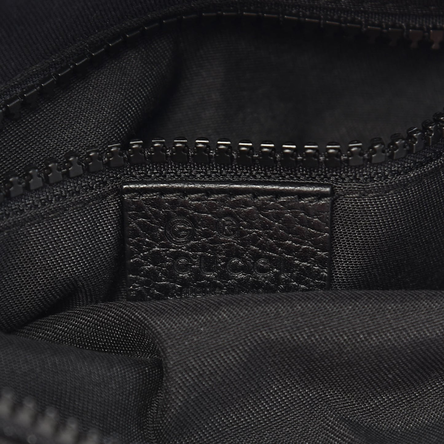 Nylon Monogram Mini Flat Messenger Bag Black