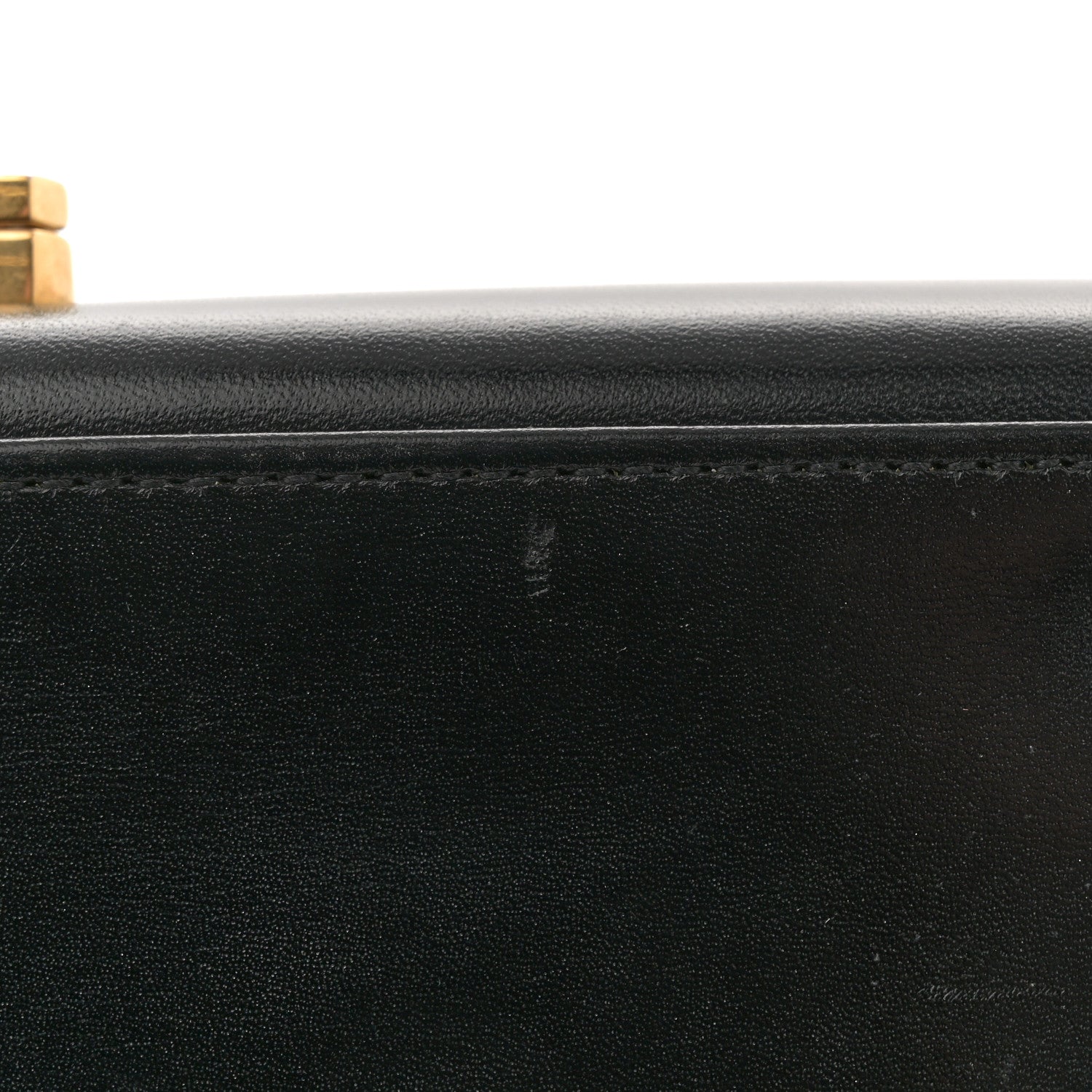 Saint Laurent Calfskin Mini Classic Monogram Cassandra Top Handle Black 11 of 11