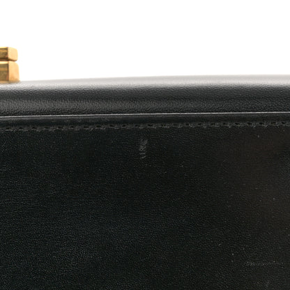 Saint Laurent Calfskin Mini Classic Monogram Cassandra Top Handle Black 11 of 11