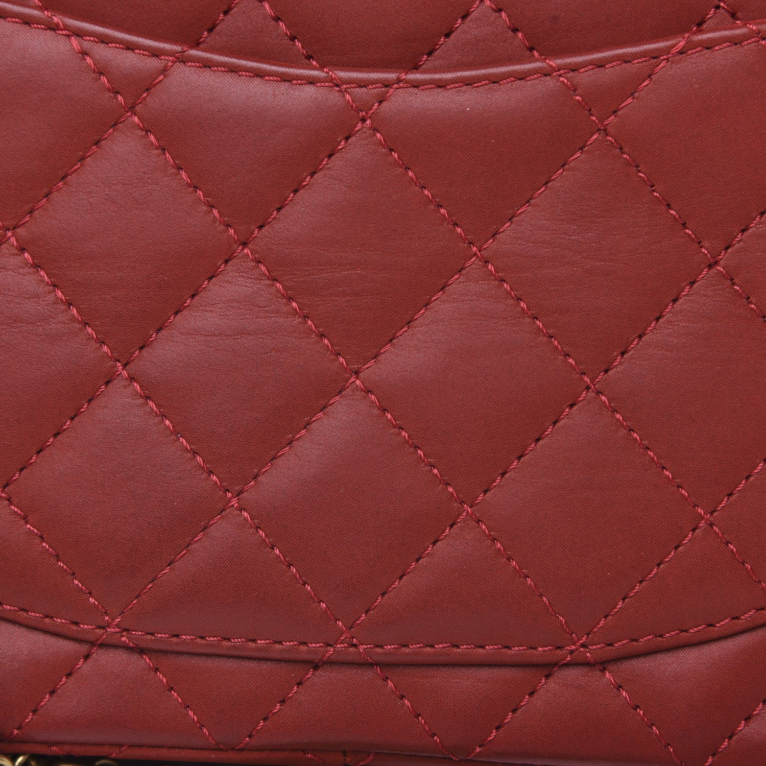 Chanel Iridescent Calfskin Quilted 2.55 Reissue 226 Flap Red 13 of 14