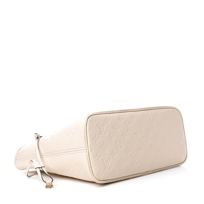 Louis Vuitton Empreinte Monogram Giant Neverfull MM Cream 4 of 10
