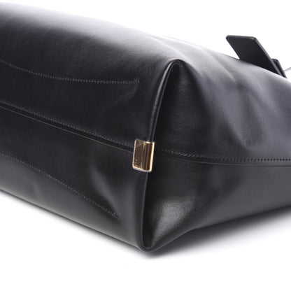 Chloe Shiny Calfskin Suede Medium C Zipped Tote Black 7 of 8