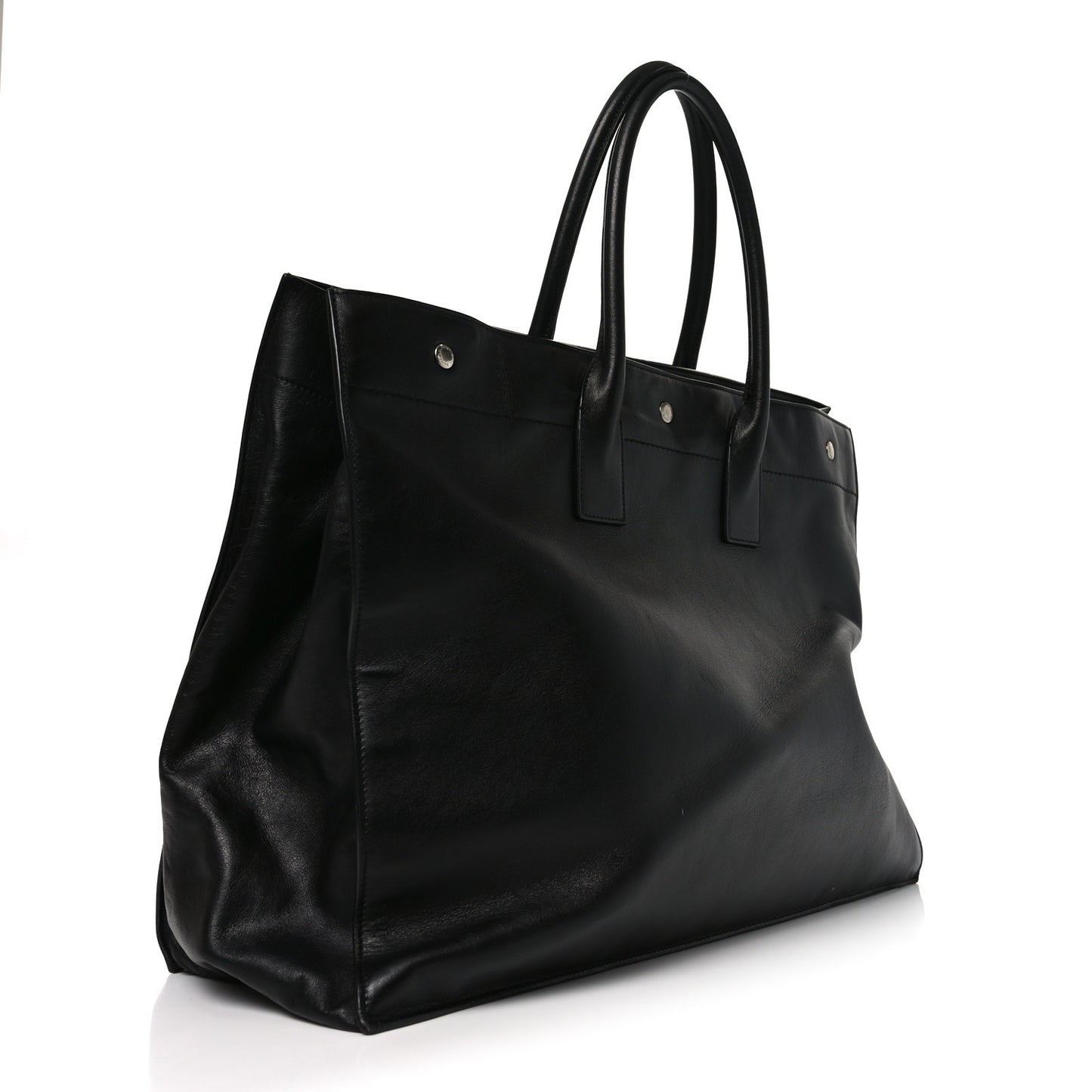 Vitello Rive Gauche Large Tote Black