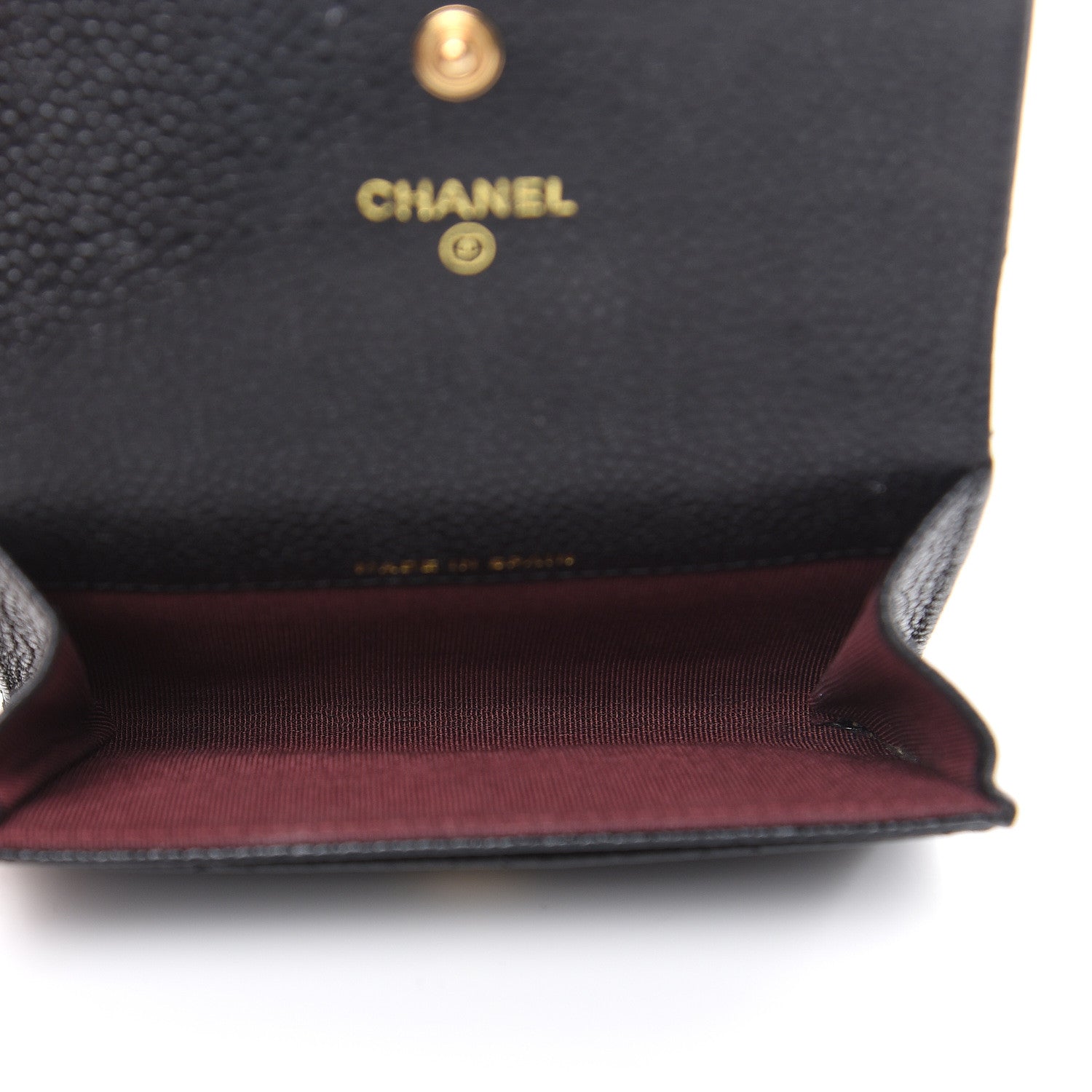Chanel Caviar Quilted Flap Card Holder Black 5 of 8