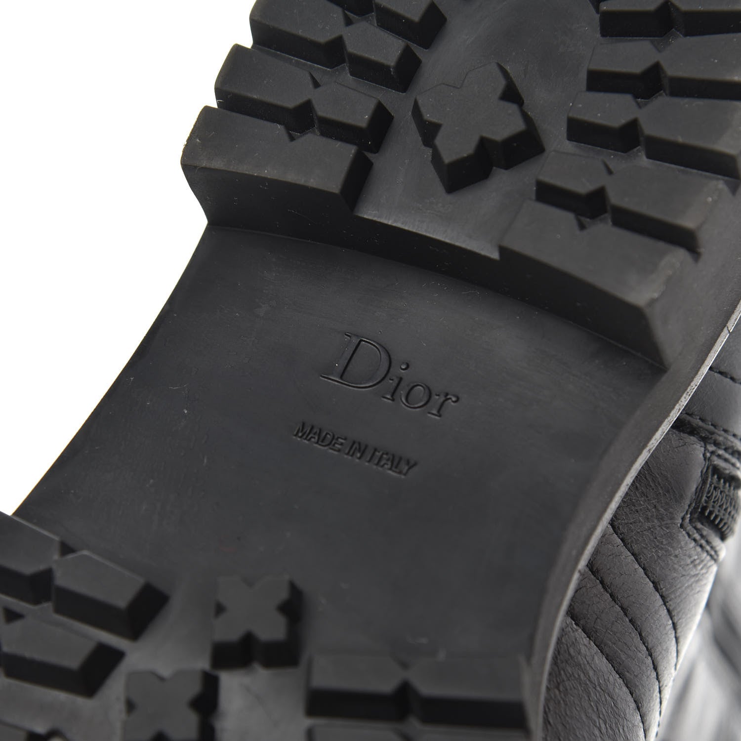 Christian Dior Calfskin Ground Low Boot 37 Black 6 of 7