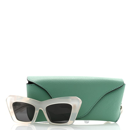 Loewe Acetate Cat Eye Sunglasses LW40036I White 7 of 7