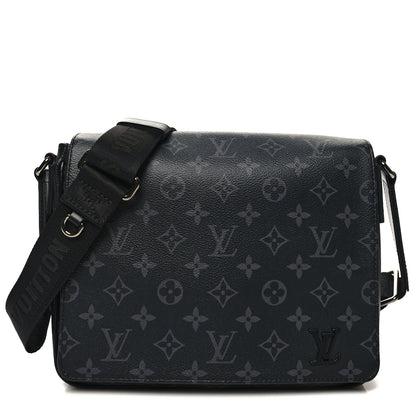 Louis Vuitton Monogram Eclipse District PM Black 1 of 9