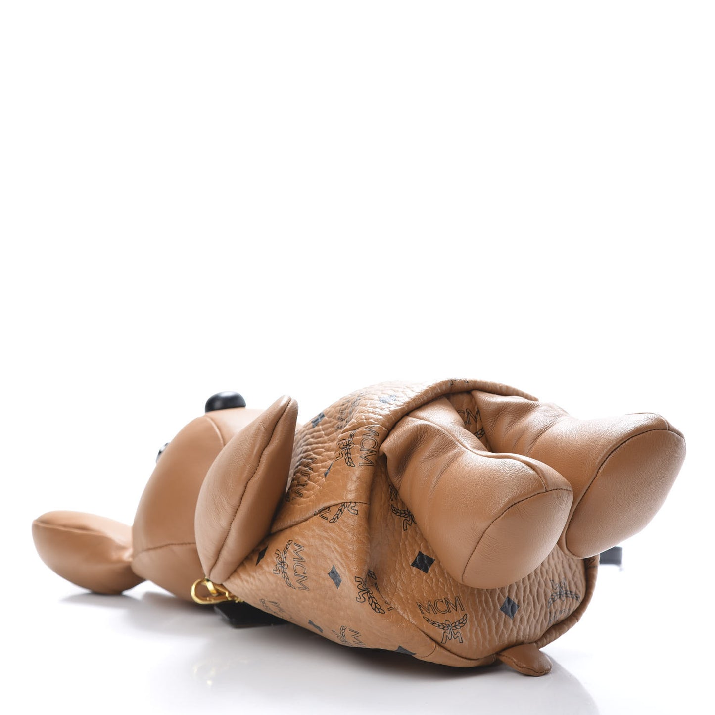 Calfskin Visetos Rabbit Zoo Doll Crossbody Cognac