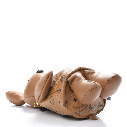 MCM Calfskin Visetos Rabbit Zoo Doll Crossbody Cognac 4 of 10