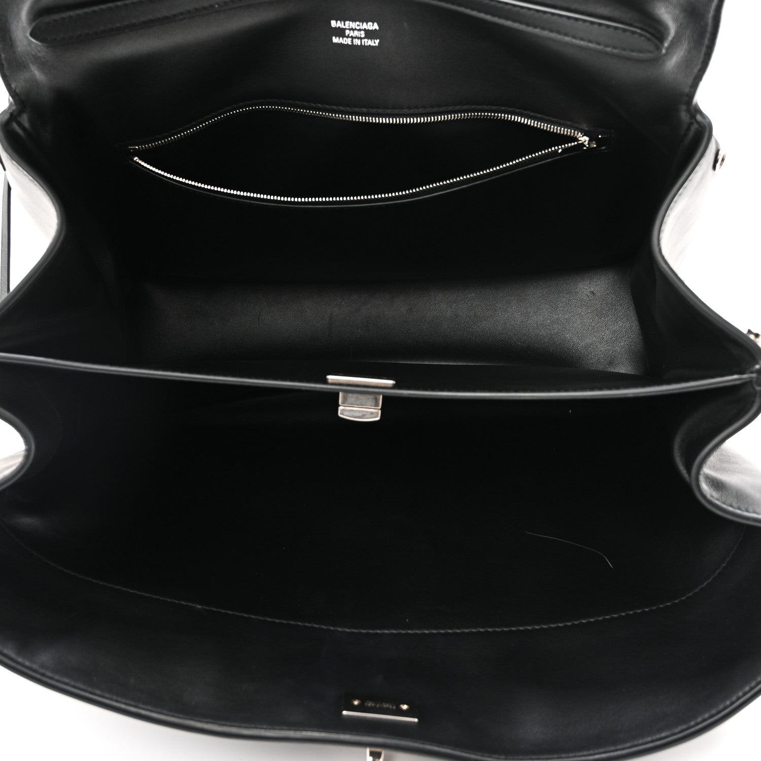 Balenciaga Natural Smooth Calfskin Medium Rodeo Top Handle Handbag Black 5 of 9