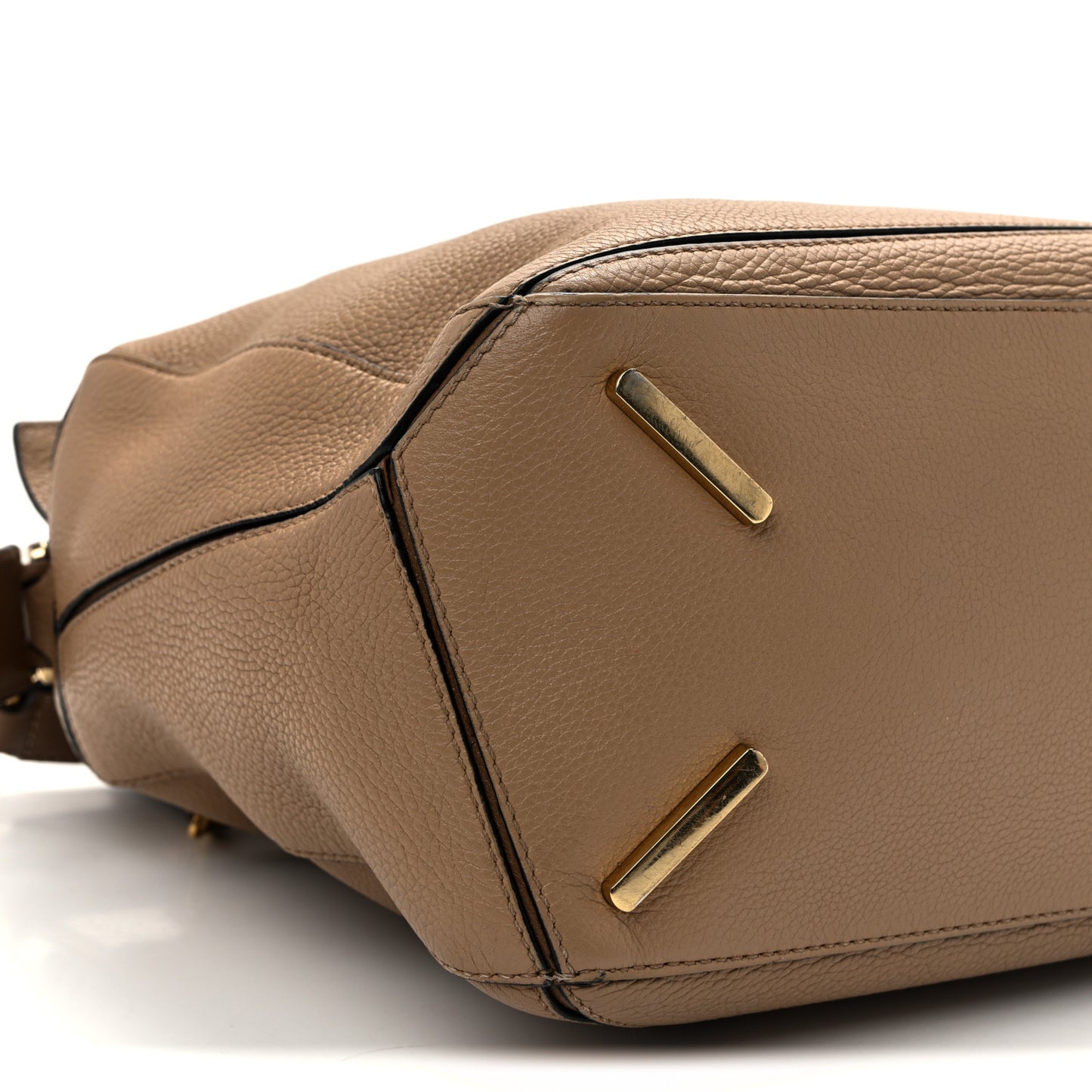Calfskin Medium Puzzle Bag Sand Mink