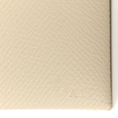 Hermes Epsom Horseshoe Calvi Card Case Craie Black 7 of 9