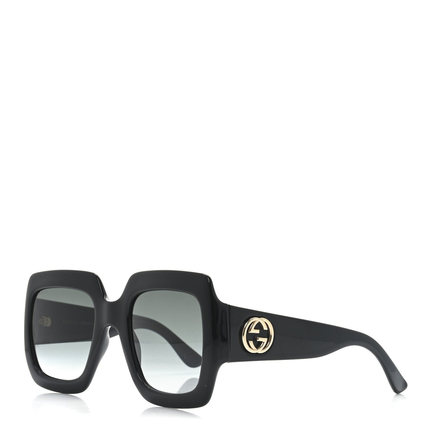 Gucci Acetate Square Frame Sunglasses GG0053S Black 1 of 7