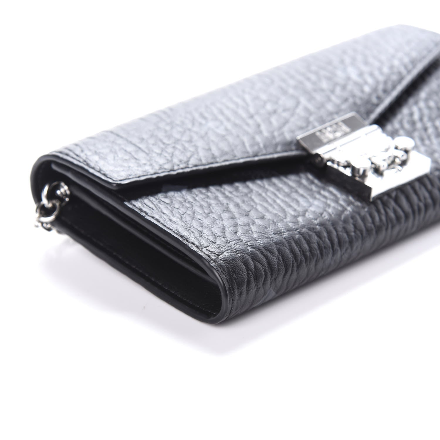 MCM Visetos Large Patricia Wallet On Chain Black 7 of 8