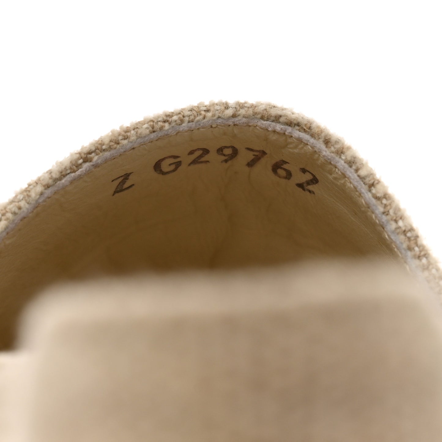 Toile Sequin CC Espadrilles 40 Beige Black