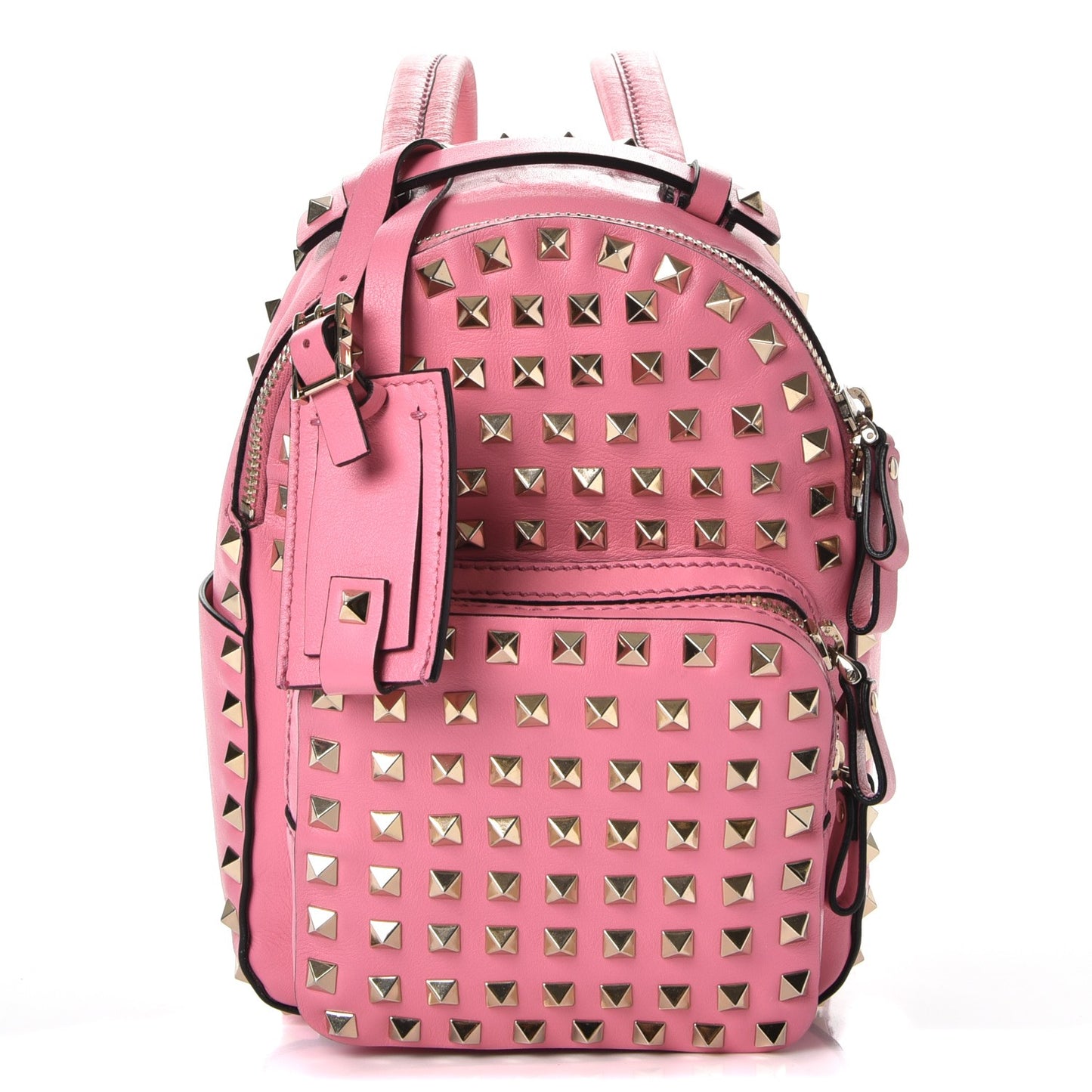 Calfskin Mini Rockstud All Over Backpack Ninphea