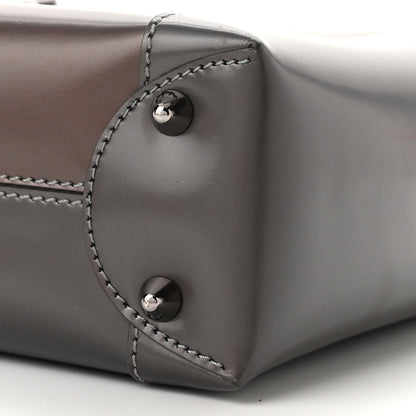 Christian Dior Patent Chrome Beaded Malice Tote Grey Purple 10 of 10