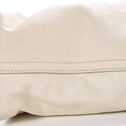 Saint Laurent Calfskin Shopping Tote White 13 of 13