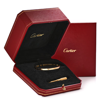 Cartier 18K Yellow Gold Small LOVE Bracelet 17 5 of 5