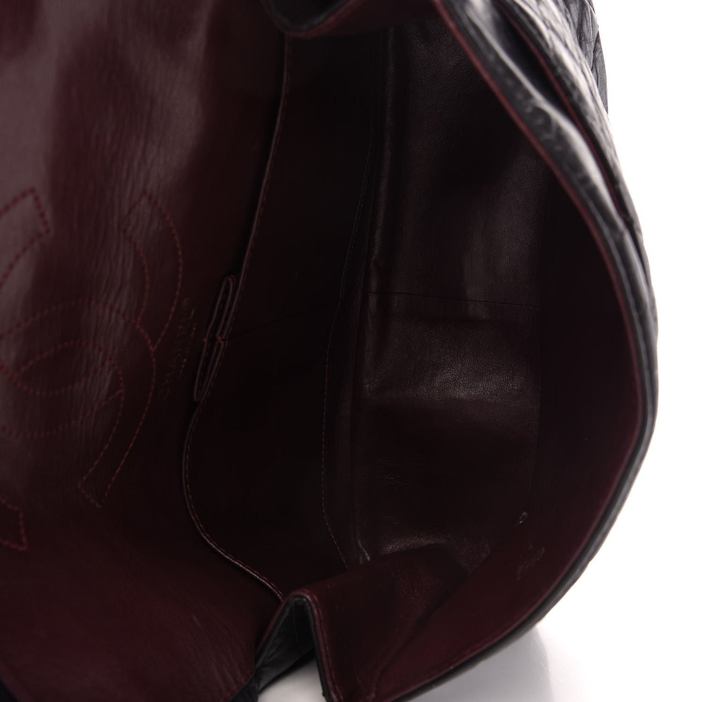 Aged Calfskin Quilted 2.55 Reissue 226 Flap Black