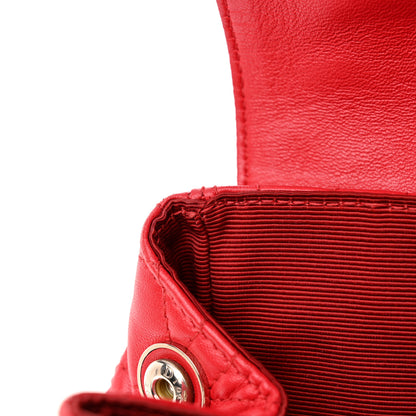 Christian Dior Lambskin Cannage Large Stardust Backpack Red 10 of 15