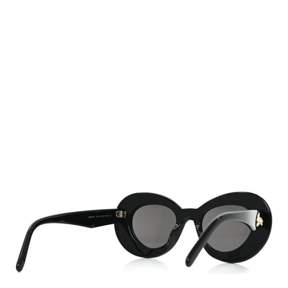 Loewe Acetate Curvy Round Sunglasses LW40112I Black 4 of 7