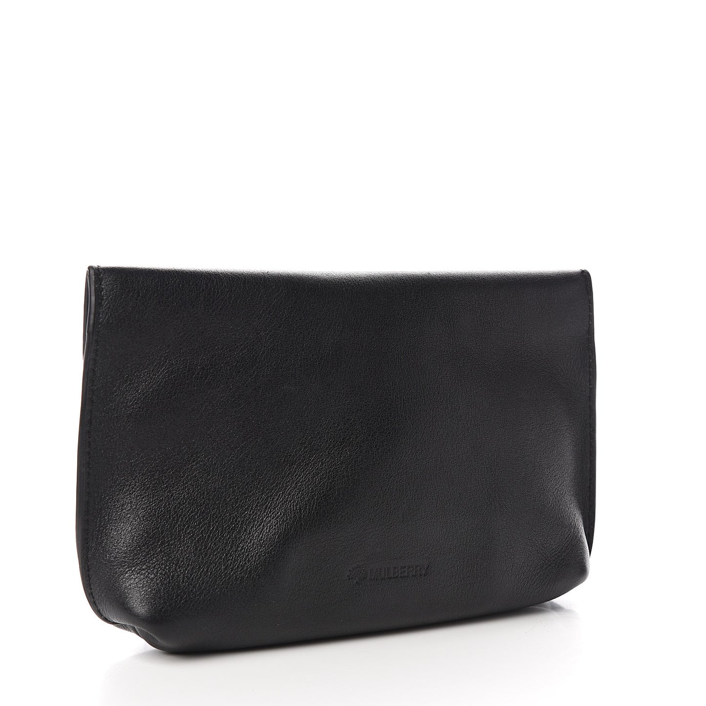 Glossy Goatskin Darley Cosmetic Pouch Black