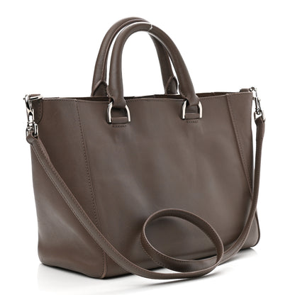Mulberry Silky Calf Small Willow Tote Taupe 3 of 12