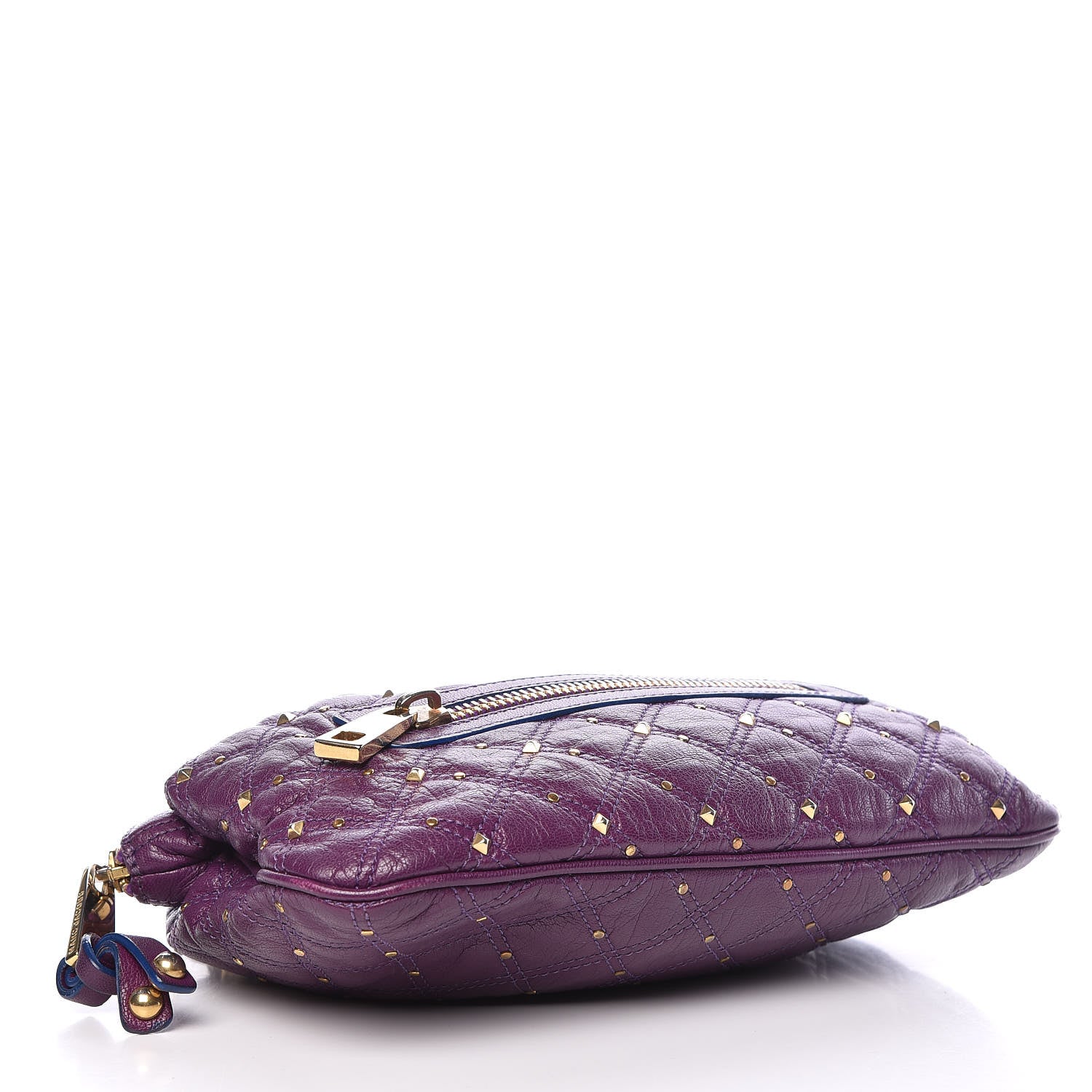 Marc Jacobs Calfskin Quilted Stardust Shoulder Bag Purple 4 of 18