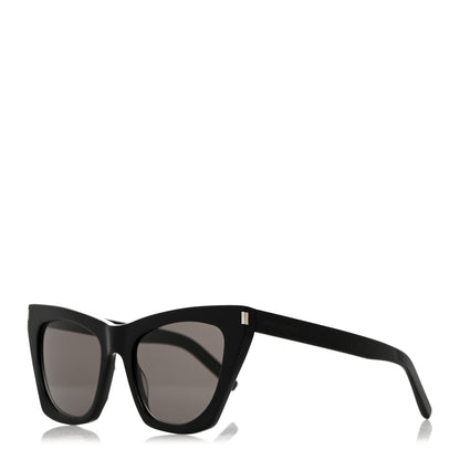 Saint Laurent New Wave SL214 Kate Cat Sunglasses Black 1 of 8