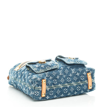 Louis Vuitton Denim Baggy GM Blue 4 of 7