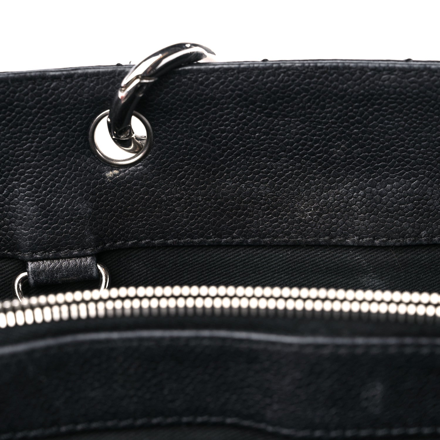 Chanel Caviar Quilted Grand Shopping Tote GST Black 14 of 24
