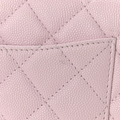 Chanel Caviar Quilted Wallet On Chain WOC Light Pink 14 of 19