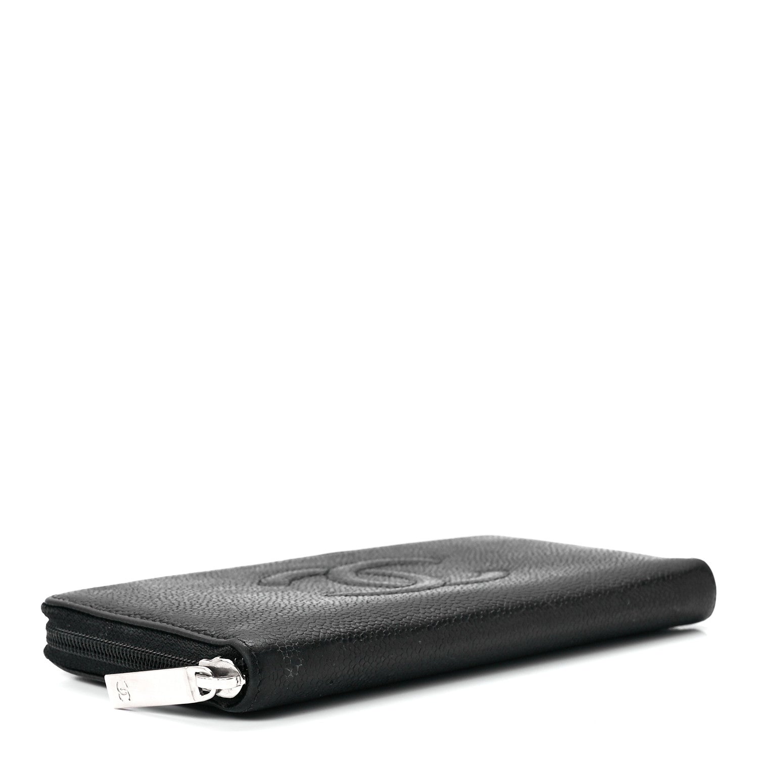 Chanel Caviar Large Timeless CC Zip Around Wallet Black 4 of 12
