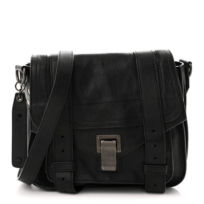 Proenza Schouler Lambskin PS1 Pouch Messenger Black 1 of 11
