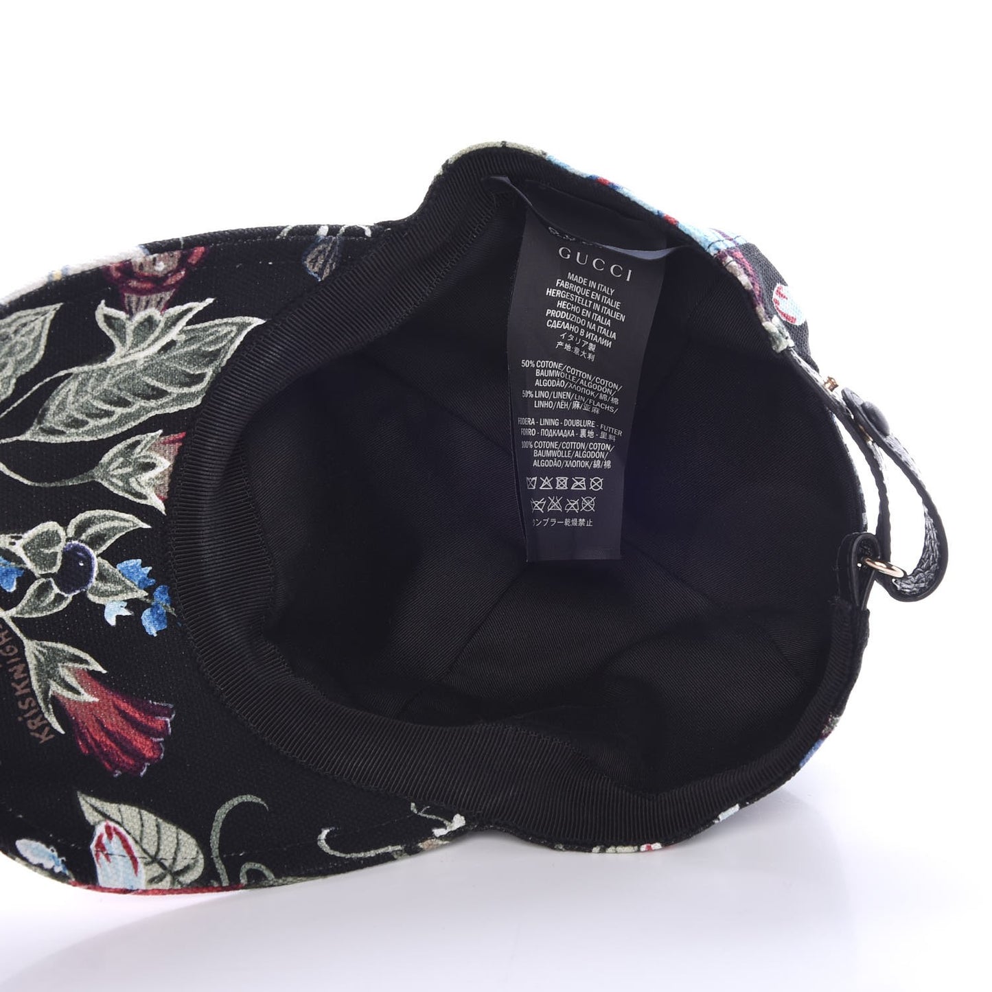 Canvas Flora Knight Baseball Hat S Black