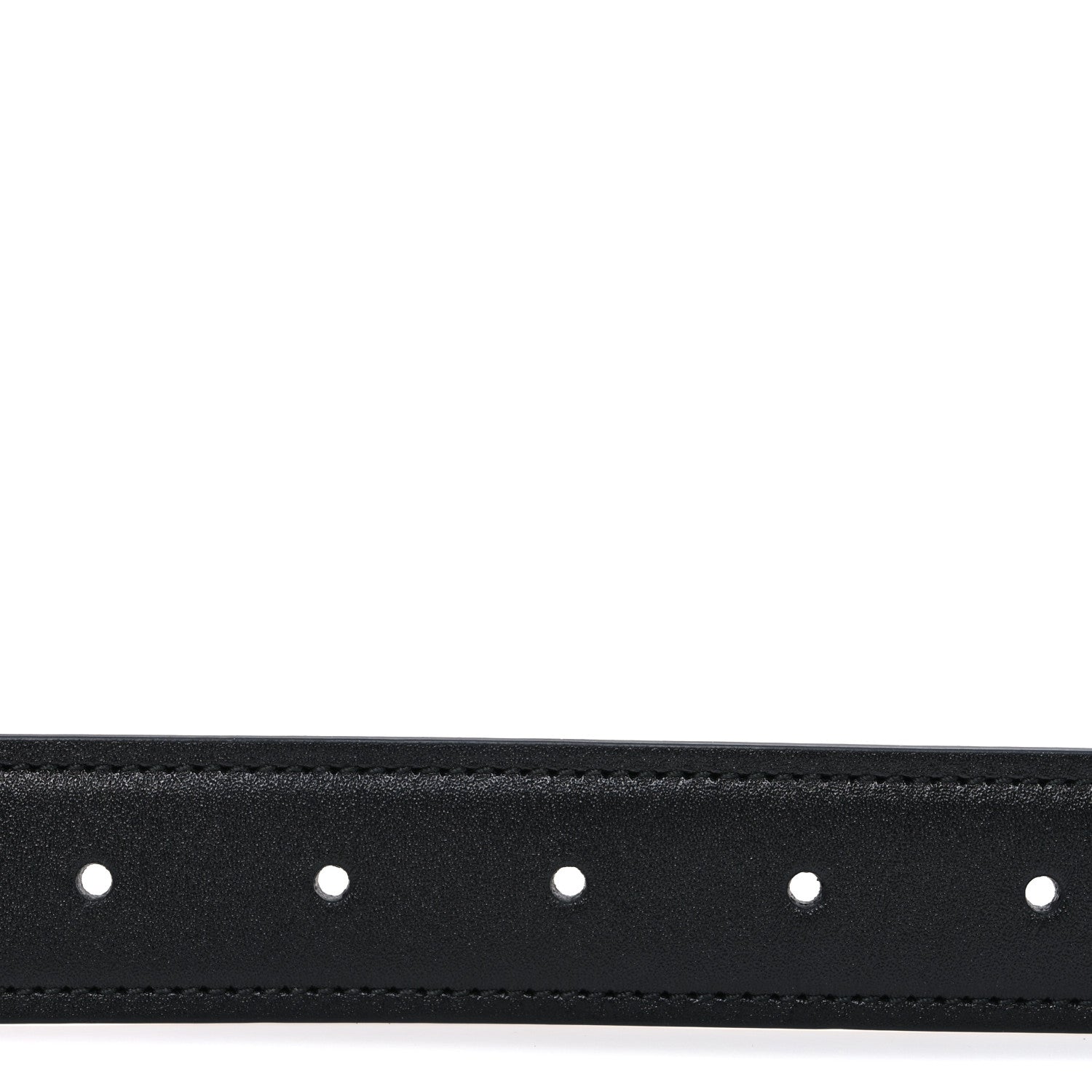 Gucci Ciny Lux Calfskin Blondie 30mm Belt 75 30 Black 3 of 5