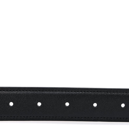 Gucci Ciny Lux Calfskin Blondie 30mm Belt 75 30 Black 3 of 5